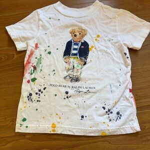 Polo by Ralph Lauren White Short Sleeve Tee with Polo Bear